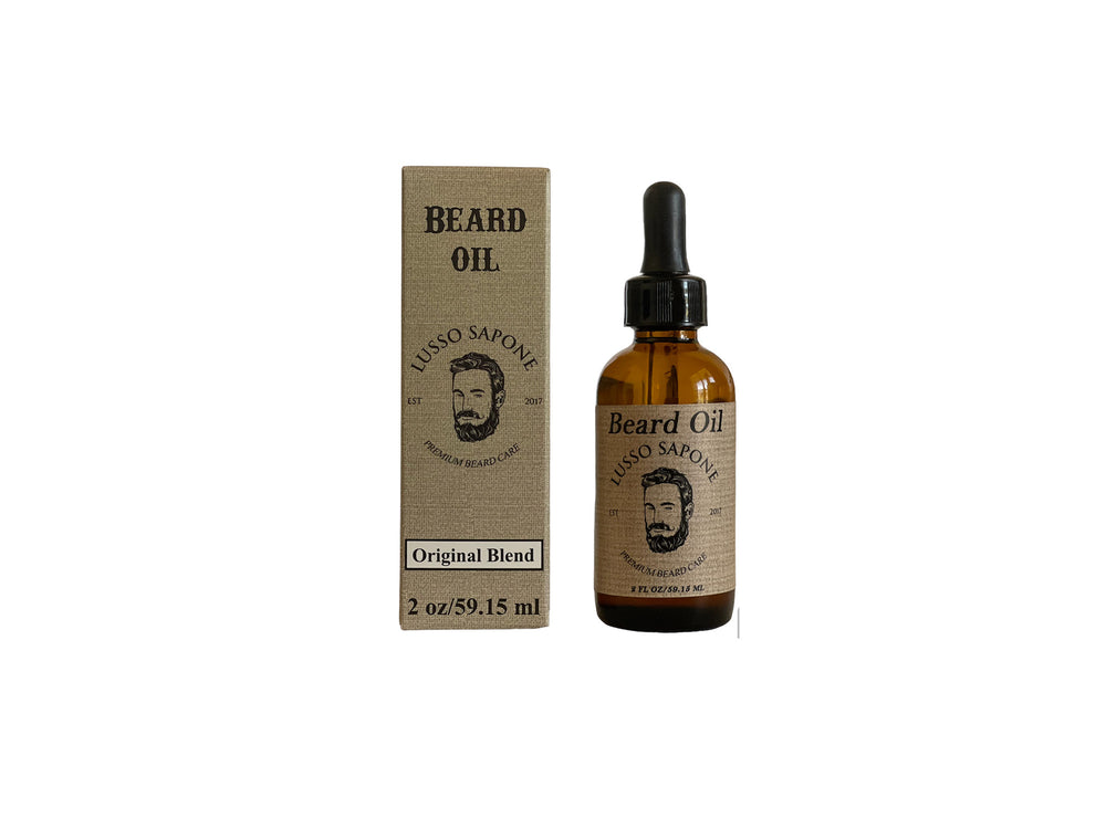 
                  
                    Lusso Sapone’s 2 ounce Beard Oil. Original Blend
                  
                