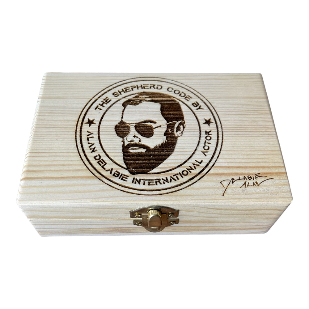 
                  
                    Shepherd Code Small Box Set | Contains Beard Balm, Beard Oil, Natural Soap, Beard Comb | By Lusso Sapone
                  
                