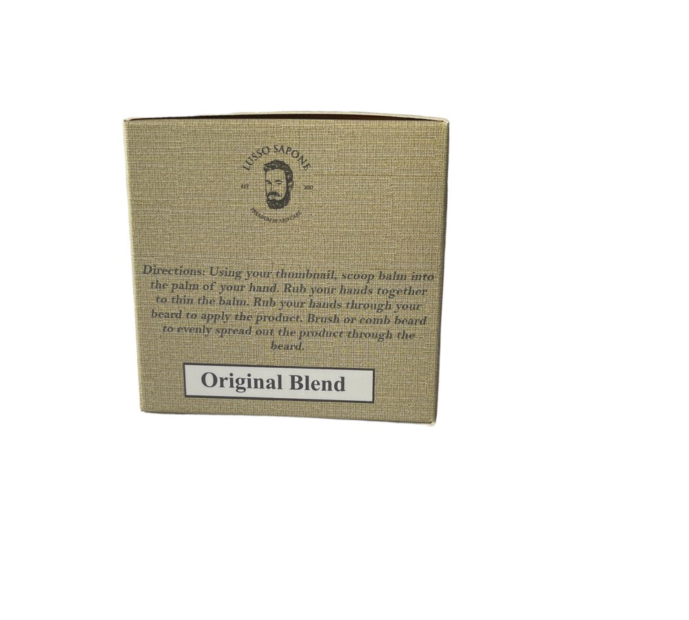 
                  
                    Lusso Sapone’s 4 ounce Beard Balm Original Blend
                  
                